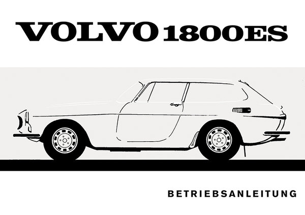 Volvo P1800ES Betriebsanleitung